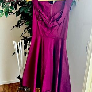 Midi Dress maroon